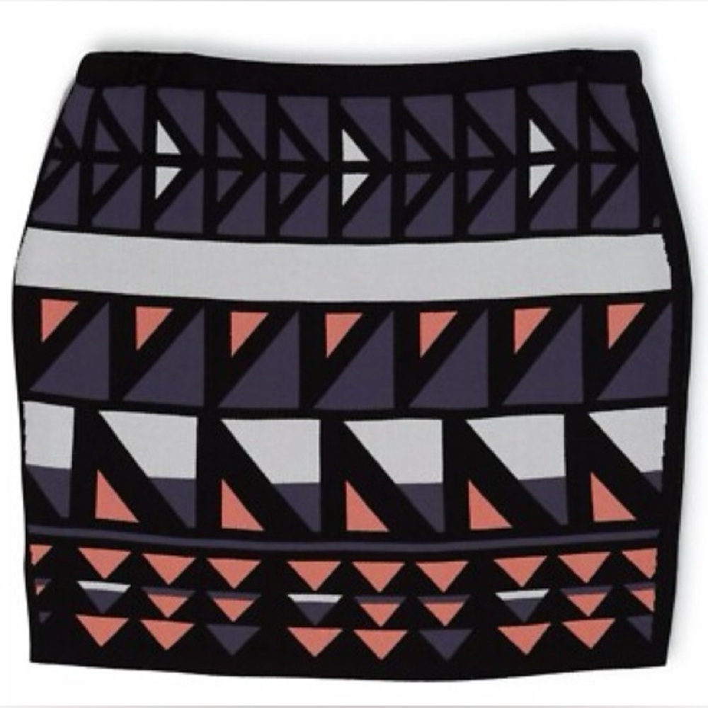 RACHEL Rachel Roy Mini Body-Con Skirt - Black, Gray, Pink XL